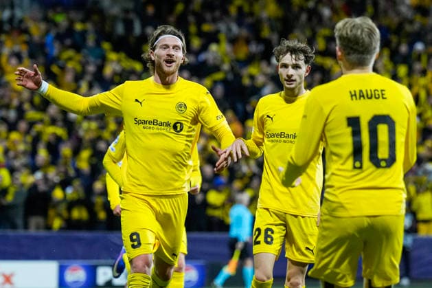 Football, Champions League 2025 2026: Bodo Glimt - Sporting Lisbon Bodo, Norway 20260311. The Champions League football match between Bodo Glimt and Sporting Lisbon at Aspmyra stadium. Photo: Fredrik Varfjell NTB Bodo Norway EDITORIAL USE ONLY. RESTRICTED USE FOR BETTING COMPANIES Ref:_SPONMWLmlkKq_s.jpg *** Football, Champions League 2025 2026 Bodo Glimt Sporting Lisbon Bodo, Norway 20260311 The Champions League football match between Bodo Glimt and Sporting Lisbon at Aspmyra stadium Photo Fredrik Varfjell NTB Bodo Norway EDITORIAL USE ONLY RESTRICTED USE FOR BETTING COMPANIES  Copyright: xFredrikxVarfjellx xNTBx