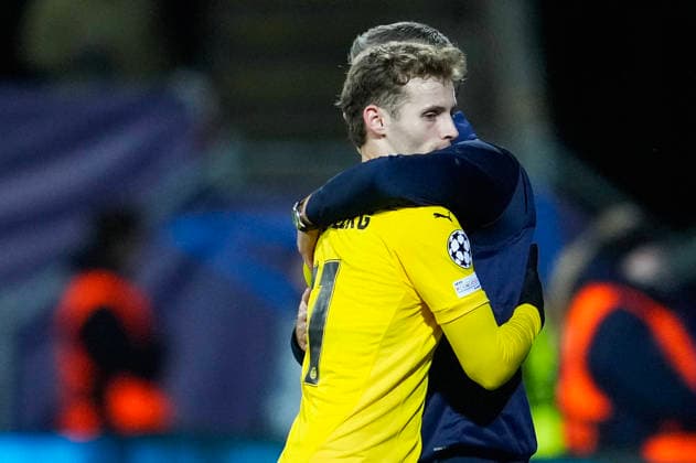 Football, Champions League 2025 2026 Bodo Glimt Sporting Lisbon Bodo, Norway 20260311 Bodo Glimts Ole Didrik Blomberg is substituted during the Champions League totball match between Bodo Glimt and Sporting Lisbon at Aspmyra Stadium Photo Fredrik Varfjell NTB Bodo Norway EDITORIAL USE ONLY RESTRICTED USE FOR BETTING COMPANIES  Copyright: xFredrikxVarfjellx xNTBx