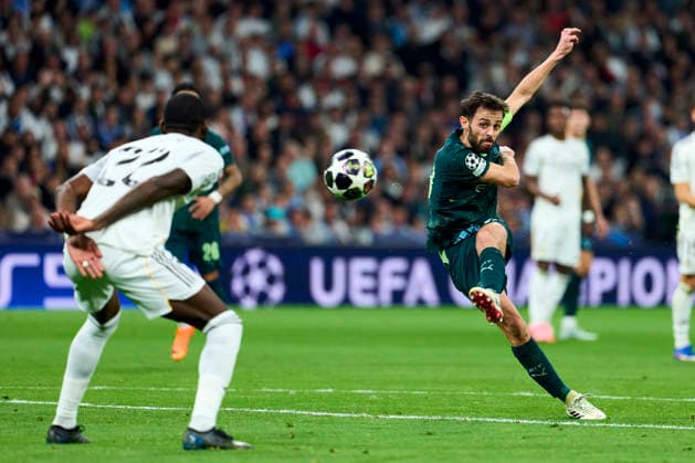 Bernardo Silva of Manchester City FC during the UEFA Champions League match between Real Madrid CF and Manchester City at Bernabeu Stadium on March 11, 2026. - 11 03 2026 - Spain Madrid Madrid -  LGMx xLexPictorium LePictorium_0329579