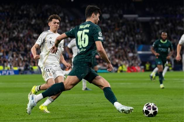 UEFA Champions League soccer match Real Madrid vs Manchester City at Santiago Bernabeu stadium in Madrid, Spain. 11 March 2026 Tiago Pitarch 900 Cordon Press  900 CordonxPress LOF - Champions League Real Madrid vs Manchester City