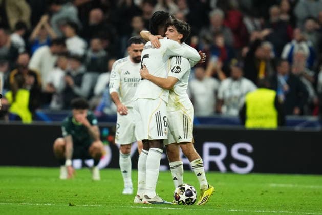 UEFA Champions League match, Round of 16, first leg, between Real Madrid and Manchester City played at Santiago Bernabeu Stadium on March 11, 2026 in Madrid Spain. (Photo by Bagu Blanco PRESSINPHOTO).. Copyright: xBaguxBlancox xPRESSINPHOTOx