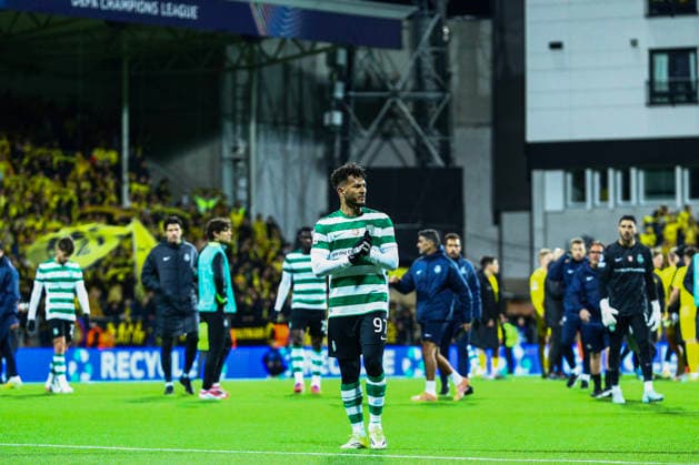 Football, Champions League 2025 2026 Bodo Glimt Sporting Lisbon Bodo 20260311 Sportings Luis Suarez after the end of the Champions League football match between Bodo Glimt and Sporting Lisbon at Aspmyra Stadium Photo Mats Torbergsen NTB Bodo Norway EDITORIAL USE ONLY RESTRICTED USE FOR BETTING COMPANIES  Copyright: xMatsxTorbergsenx xNTBx