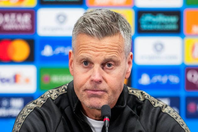 Football, Champions League 2025 2026 Bodo Glimt Sporting Lisbon 3 0 Bodo, Norway 20260311 Bodo Glimt s coach Kjetil Knutsen during a press conference with Sporting at Aspmyra stadium after the Champions League football match against Bodo Glimt Photo Fredrik Varfjell NTB Bodo Norway EDITORIAL USE ONLY RESTRICTED USE FOR BETTING COMPANIES  Copyright: xFredrikxVarfjellx xNTBx