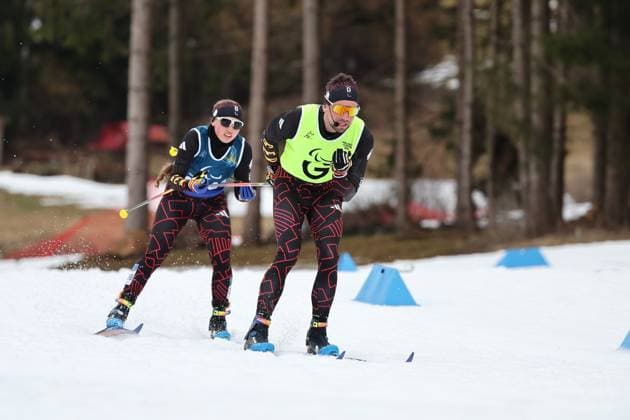 Milano Cortina 2026 Paralympic Winter games, Winterspiele,Spiele, Summer games - Para Cross-Country Skiing Leonie Walter und Guide Christian Krasman vom Team Deutschland beim Para Cross-Country Skiing Wettbewerb über 10km Interval bei Milano Cortina 2026 Paralympic Winter Games am 11.03.2026 *** Milano Cortina 2026 Paralympic Winter Games Para Cross Country Skiing Leonie Walter and guide Christian Krasman from Team Germany at the Para Cross Country Skiing competition over 10km Interval at Milano Cortina 2026 Paralympic Winter Games on 11 03 2026 Copyright: xBEAUTIFULxSPORTS MarcusxHartmannx