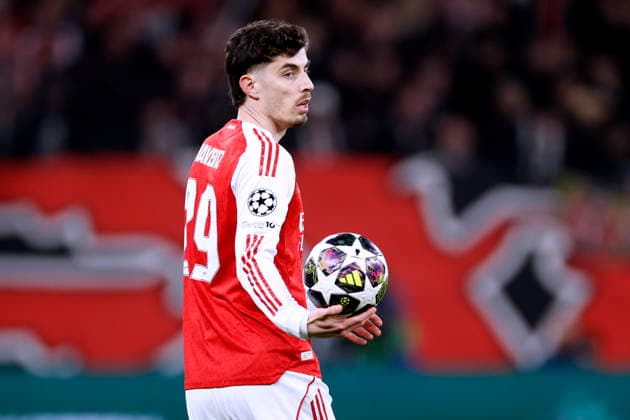 HAVERTZ Kai Team Arsenal FC UEFA Championsleague Season 2025 2026 Round of 16 Match Bayer 04 Leverkusen Arsenal FC on 11 03 2026 in Leverkusen DFL REGULATIONS PROHIBIT ANY USE OF PHOTOGRAPHS as IMAGE SEQUENCES and or QUASI VIDEO Copyright: xLacixPerenyix
