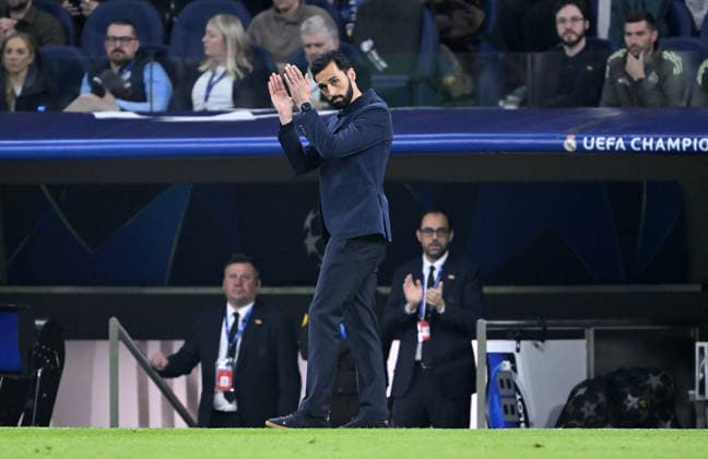 Real Madrid v Manchester City - UEFA Champions League MADRID, SPAIN - MARCH 11: Real Madrid head coach Alvaro Arbeloa watches the game from the bench during the UEFA Champions League round of 16 match between Real Madrid and Manchester City at the Bernabeu Stadium in Madrid, Spain, on March 11, 2026. Burak Akbulut Anadolu Madrid Spain. Editorial use only. Please get in touch for any other usage.  Copyright: x2026xAnadoluxBurakxAkbulutx