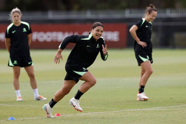 Football, Women, Asian Cup, National Team Australia, Training