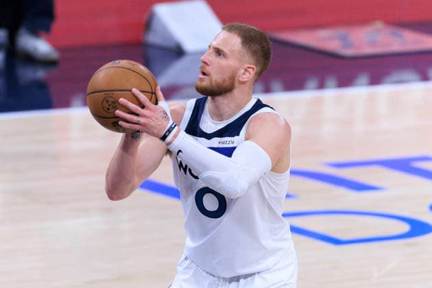 March 11, 2026, Inglewood, California, USA: Donte DiVincenzo 0 of the Minnesota Timberwolves at the free throw line during their regular season NBA, Basketball Herren, USA game against the Los Angeles Clippers on Wednesday March 11, 2026 at Intuit Dome in Inglewood, California. ARIANA RUIZ PI Inglewood USA - ZUMAp124 20260311_zaa_p124_065 Copyright: xArianaxRuizx