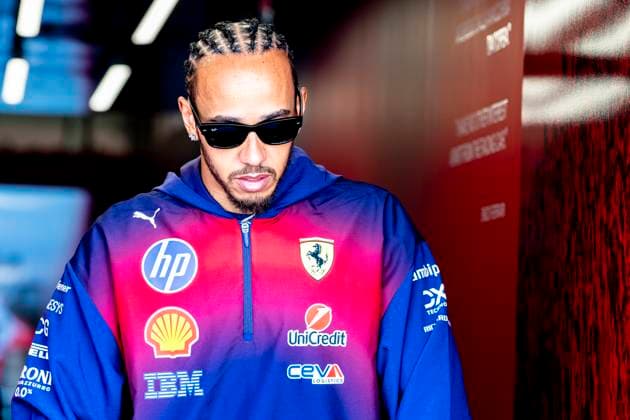 SHANGHAI Formula 1 driver Lewis Hamilton of Scuderia Ferrari HP during the Formula 1 China Shanghai media day at the Shanghai International Circuit on March 12, 2025 in Shanghai, China Photo by DeFodi Images