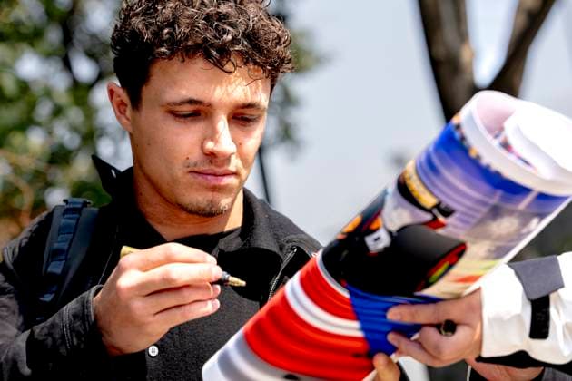 SHANGHAI ï¿½ Formula 1 driver Lando Norris of McLaren Mastercard Formula 1 Team during the Formula 1 China Shanghai media day at the Shanghai International Circuit on March 12, 2025 in Shanghai, China Photo by DeFodi Images