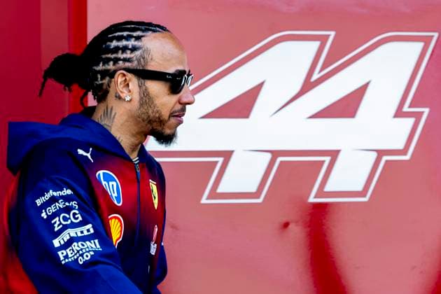 SHANGHAI Formula 1 driver Lewis Hamilton of Scuderia Ferrari HP during the Formula 1 China Shanghai media day at the Shanghai International Circuit on March 12, 2025 in Shanghai, China Photo by DeFodi Images