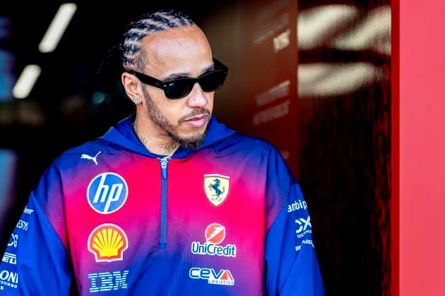 SHANGHAI Formula 1 driver Lewis Hamilton of Scuderia Ferrari HP during the Formula 1 China Shanghai media day at the Shanghai International Circuit on March 12, 2025 in Shanghai, China Photo by DeFodi Images
