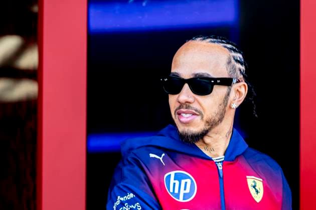 SHANGHAI Formula 1 driver Lewis Hamilton of Scuderia Ferrari HP during the Formula 1 China Shanghai media day at the Shanghai International Circuit on March 12, 2025 in Shanghai, China Photo by DeFodi Images