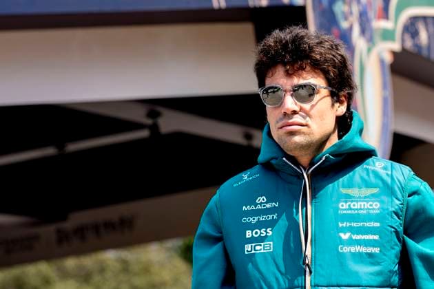 SHANGHAI ï¿½ Formula 1 driver Lance Stroll of Aston Martin Aramco Formula 1 Team during the Formula 1 China Shanghai media day at the Shanghai International Circuit on March 12, 2025 in Shanghai, China Photo by DeFodi Images