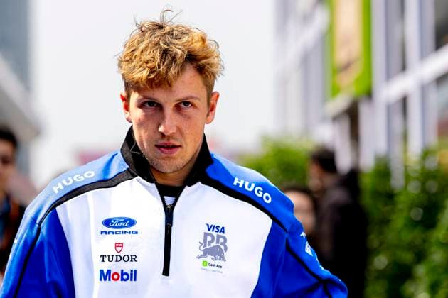 SHANGHAI ï¿½ Formula 1 driver Liam Lawson of Visa Cash App Racing Bulls Formula One Team during the Formula 1 China Shanghai media day at the Shanghai International Circuit on March 12, 2025 in Shanghai, China Photo by DeFodi Images