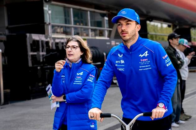 SHANGHAI ï¿½ Formula 1 driver Pierre Gasly of BWT Alpine F1 Team during the Formula 1 China Shanghai media day at the Shanghai International Circuit on March 12, 2025 in Shanghai, China Photo by DeFodi Images