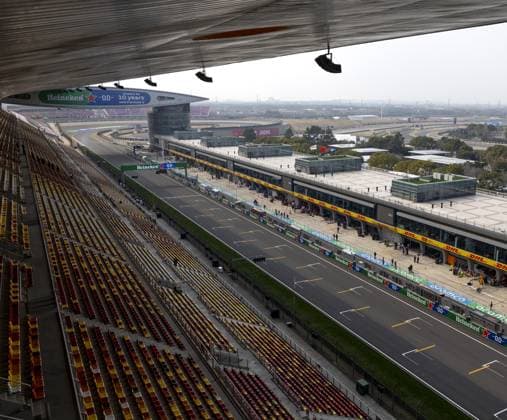 SHANGHAI The Shanghai International Circuit in the run-up to the Chinese Grand Prix. SANDER KONING ANP xVIxANPxSportx xxANPxIVx 553099775 originalFilename: 553099775.jpg