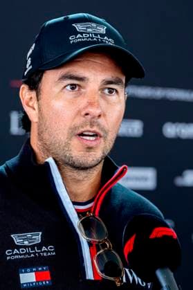 SHANGHAI ï¿½ Formula 1 driver Sergio Pï¿½rez of Cadillac Formula 1 Team during the Formula 1 China Shanghai media day at the Shanghai International Circuit on March 12, 2025 in Shanghai, China Photo by DeFodi Images