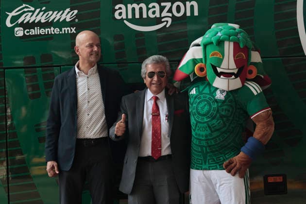 March 11, 2026, Mexico City, Cdmx, Mexico: At the Eastern Bus Terminal (TAPO), the bus company Autobuses de Oriente (ADO) unveiled the official bus of the Mexican National Football Team, which will transport them throughout the 2026 FIFA World Cup, WM, Weltmeisterschaft, Fussball This brand-new bus features details and logos of the team, along with the slogan Lovers of Pride. LUIS VALDIVIA FIGUEROA, General Manager of TAPO, emphasized that this initiative connects sports and national identity with the millions of football fans. Mexico City Mexico - ZUMAp204 20260311_zip_p204_011 Copyright: xJosuexPerezx