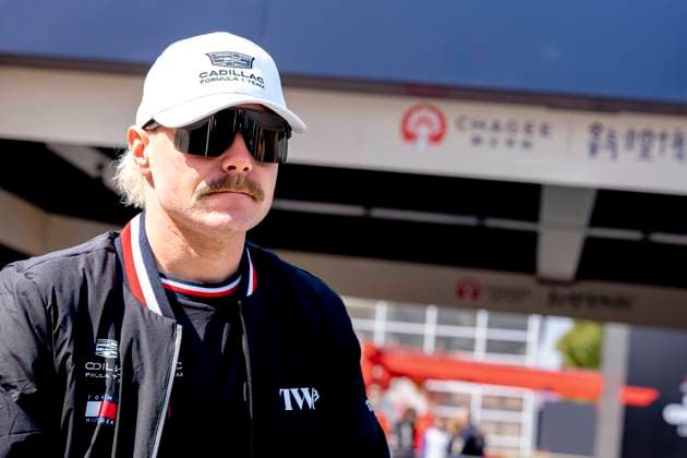 SHANGHAI ï¿½ Formula 1 driver Valtteri Bottas of Cadillac Formula 1 Team during the Formula 1 China Shanghai media day at the Shanghai International Circuit on March 12, 2025 in Shanghai, China Photo by DeFodi Images
