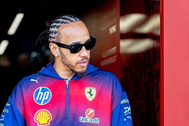 SHANGHAI Formula 1 driver Lewis Hamilton of Scuderia Ferrari HP during the Formula 1 China Shanghai media day at the Shanghai International Circuit on March 12, 2025 in Shanghai, China Photo by DeFodi Images