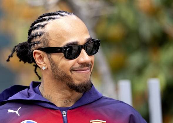 SHANGHAI - Lewis Hamilton (Ferrari) at the Shanghai International Circuit ahead of the Chinese Grand Prix. SANDER KONING ANP xVIxANPxSportx xxANPxIVx 553103161 originalFilename: 553103161.jpg