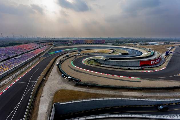 SHANGHAI An overview of the first corners during the Formula 1 China Shanghai media day at the Shanghai International Circuit on March 12, 2025 in Shanghai, China Photo by DeFodi Images