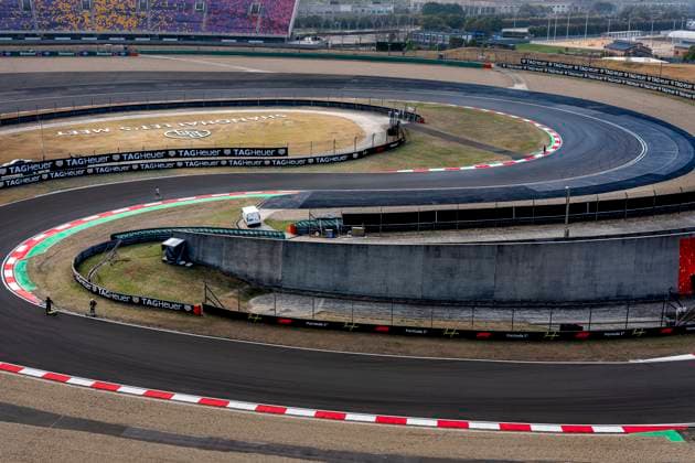 SHANGHAI An overview of the first corners during the Formula 1 China Shanghai media day at the Shanghai International Circuit on March 12, 2025 in Shanghai, China Photo by DeFodi Images