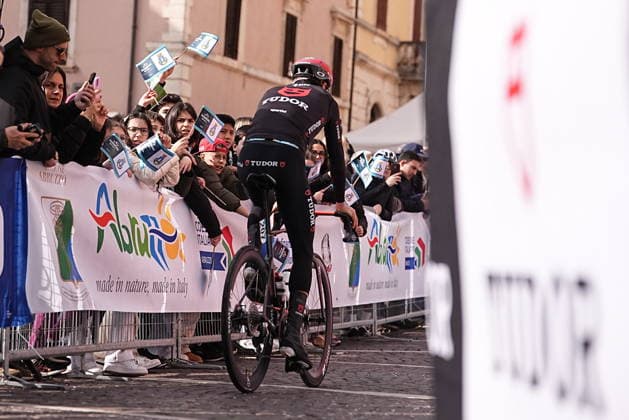 Wilksch Hannes Of Tudor Pro Cycling Team during the 213-kilometer Stage 4 of the Tirreno-Adriatico cycling race from Tagliacozzo to Martinsicuro - Italy,- Thursday, March 12, 2026. - cycling .  Copyright: xMarcoxAlpozzi LaPressex