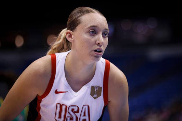 2026 World Cup Qualifying Tournament - USA Women s national team, Nationalteam V Senegal Paige Bueckers plays during the game at the 2026 FIBA World Cup Qualifying Tournament between USA and Senegal in San Juan, Puerto Rico, on March 11, 2026, at Coliseo Jose Miguel Agrelot. San Juan Puerto Rico  Copyright: xEdgardoxMedinax originalFilename:medinamillan-notitle260311_npsOf.jpg