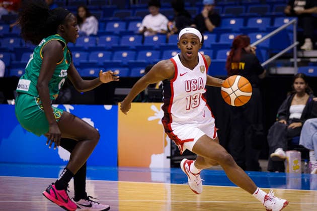 2026 World Cup Qualifying Tournament - USA Women s national team, Nationalteam V Senegal Jackie Young plays during the game at the 2026 FIBA World Cup Qualifying Tournament between USA and Senegal in San Juan, Puerto Rico, on March 11, 2026, at Coliseo Jose Miguel Agrelot. San Juan Puerto Rico  Copyright: xEdgardoxMedinax originalFilename:medinamillan-notitle260311_npv7i.jpg