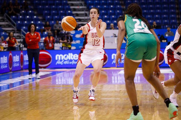2026 World Cup Qualifying Tournament - USA Women s national team, Nationalteam V Senegal Caitlin Clark plays during the game at the 2026 FIBA World Cup Qualifying Tournament between USA and Senegal in San Juan, Puerto Rico, on March 11, 2026, at Coliseo Jose Miguel Agrelot. San Juan Puerto Rico  Copyright: xEdgardoxMedinax originalFilename:medinamillan-notitle260311_npC3l.jpg