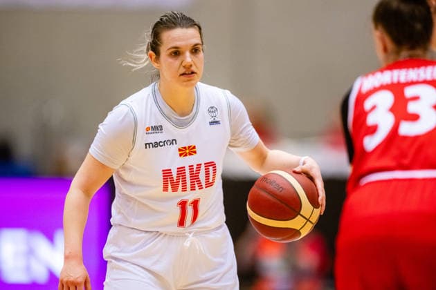 Denmark v North Macedonia, FIBA Women™s EuroBasket qualifiers, Gentofte, Denmark Gentofte, Denmark. 11th, March 2026. Ilina Selcova (11) of North Macedonia seen during the FIBA Women™s Eurobasket qualifier match between Denmark and North Macedonia at Gentofte Hallen in Gentofte. Denmark, Gentofte  Copyright: xGonzalesxPhoto TobiasxJorgensenx