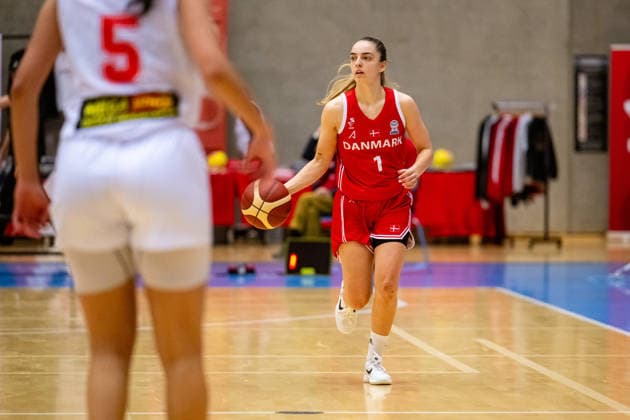 Denmark v North Macedonia, FIBA Women™s EuroBasket qualifiers, Gentofte, Denmark Gentofte, Denmark. 11th, March 2026. Nikoline Sandback (1) of Denmark seen during the FIBA Women™s Eurobasket qualifier match between Denmark and North Macedonia at Gentofte Hallen in Gentofte. Denmark, Gentofte  Copyright: xGonzalesxPhoto TobiasxJorgensenx