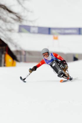 PARALYMPICS - Winter Paralympics Milano Cortina 2026 CORTINA D AMPEZZO,ITALY,12.MAR.26 - PARALYMPICS, ALPINE SKIING - Paralympic Winter games, Winterspiele,Spiele, Summer games Milano Cortina 2026, giant slalom, women. Image shows Christina Obwexer (AUT).  GEPAxpictures xMatthiasxTrinkl