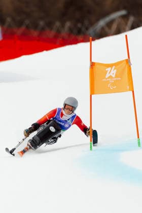 PARALYMPICS - Winter Paralympics Milano Cortina 2026 CORTINA D AMPEZZO,ITALY,12.MAR.26 - PARALYMPICS, ALPINE SKIING - Paralympic Winter games, Winterspiele,Spiele, Summer games Milano Cortina 2026, giant slalom, women. Image shows Christina Obwexer (AUT).  GEPAxpictures xMatthiasxTrinkl