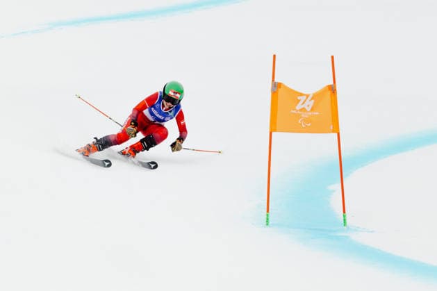 PARALYMPICS - Winter Paralympics Milano Cortina 2026 CORTINA D AMPEZZO,ITALY,12.MAR.26 - PARALYMPICS, ALPINE SKIING - Paralympic Winter games, Winterspiele,Spiele, Summer games Milano Cortina 2026, giant slalom, women. Image shows and Elina Stary (AUT).  GEPAxpictures xMatthiasxTrinkl