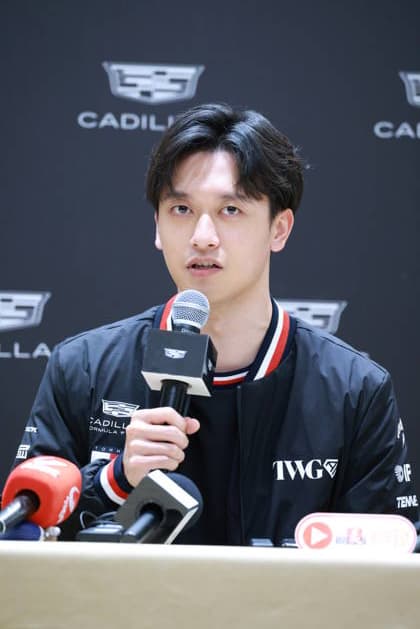 SHANGHAI, CHINA - MARCH 11: Zhou Guanyu, China s first-ever Formula 1 driver, attends Cadillac event on March 11, 2026 in Shanghai, China.  Copyright: xVCGx 111627360463