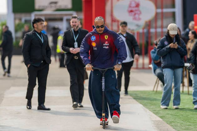 First day of Formula One Chinese Grand Prix Shanghai EB 44 Lewis Hamilton (Ferrari) at the Formula One Chinese Grand Prix at the Shanghai International Circuit in Shanghai on March 12, 2026. Photo by Eliot Blondet ABACAPRESS.COM Shanghai Chine  Copyright: xBlondetxEliot ABACAx