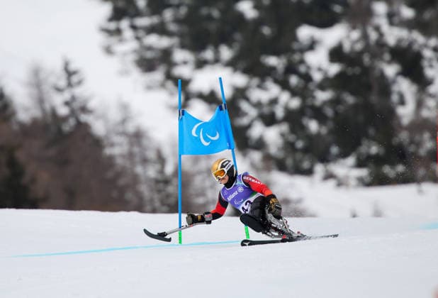 Milano Cortina 2026 Paralympic Winter games, Winterspiele,Spiele, Summer games - Para Alpine Skiing Anna-Lena Forster beim Para Alpine Skiing Giant-Slalom der Frauen bei Milano Cortina 2026 Paralympic Winter Games am 12.03.2026 *** Milano Cortina 2026 Paralympic Winter Games Para Alpine Skiing Anna Lena Forster in the womens Para Alpine Skiing Giant Slalom at the Milano Cortina 2026 Paralympic Winter Games on 12 03 2026 Copyright: xBEAUTIFULxSPORTS MarcusxHartmannx