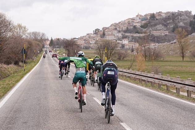 Sevilla Lopez Diego Pablo Of Team Polti Visitmalta during the 213-kilometer Stage 4 of the Tirreno-Adriatico cycling race from Tagliacozzo to Martinsicuro - Italy,- Thursday, March 12, 2026. - cycling .  Copyright: xMarcoxAlpozzi LaPressex