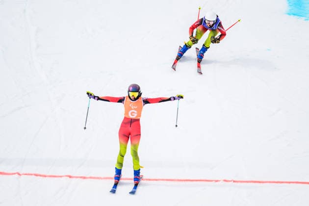 260312 Maya Fuegenschuh of Germany competes in the women s para alpine giant slalom during day 6 of the Milano Cortina 2026 Winter Paralympic Games on March 12, 2026 in Cortina. Photo: Maxim Thore BILDBYRAN kod MT MT1020 alpint alpine skiing paralympic games paralympics paralympiska spel paralympiske leker vinter-paralympics winter paralympics milano cortina 2026 milano cortina 2026 winter paralympic games 6 bbeng storslalom *** 260312 Maya Fuegenschuh of Germany competes in the women s para alpine giant slalom during day 6 of the Milano Cortina 2026 Winter Paralympic Games on March 12, 2026 in Cortina Photo Maxim Thore BILDBYRAN kod MT MT1020 alpint alpine skiing paralympic games paralympiska spel paralympiske leker vinter paralympics winter paralympics milano cortina 2026 milano cortina 2026 winter paralympic games 6 bbeng storslalom  Copyright: MAXIMxTHORE BB260312MT028