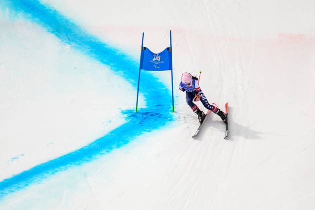 260312 Allie Johnson of the United States competes in the women s para alpine giant slalom during day 6 of the Milano Cortina 2026 Winter Paralympic Games on March 12, 2026 in Cortina. Photo: Maxim Thore BILDBYRAN kod MT MT1020 alpint alpine skiing paralympic games paralympics paralympiska spel paralympiske leker vinter-paralympics winter paralympics milano cortina 2026 milano cortina 2026 winter paralympic games 6 bbeng storslalom *** 260312 Allie Johnson of the United States competes in the women s para alpine giant slalom during day 6 of the Milano Cortina 2026 Winter Paralympic Games on March 12, 2026 in Cortina Photo Maxim Thore BILDBYRAN kod MT MT1020 alpint alpine skiing paralympic games paralympiska spel paralympiske leker vinter paralympics winter paralympics milano cortina 2026 milano cortina 2026 winter paralympic games 6 bbeng storslalom  Copyright: MAXIMxTHORE BB260312MT034