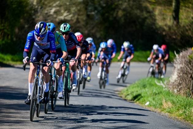 Russian Aleksandr Vlasov of Red Bull-BORA-hansgrohe pictured in action during the fifth stage of 84th edition of the Paris-Nice cycling race, a race from Cormoranche-sur-Saone to Colombier-le-Vieux (205,4km), on Thursday 12 March 2026. DAVIDxPINTENS  x167249858x