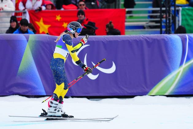 CORTINA, ITALY 20260312 Ebba Arsjö wins gold in the women s giant slalom (standing) at the Paralympics in Tofane Alpine Skiiing Center, Cortina. *** The image is included in the SPORTS PACKAGE. For others PAYMENT IMAGE *** CORTINA ITALY x10500x *** CORTINA, ITALY 20260312 Ebba Arsjö wins gold in the women s giant slalom standing at the Paralympics in Tofane Alpine Skiiing Center, Cortina The image is included in the SPORTS PACKAGE For others PAYMENT IMAGE CORTINA ITALY x10500x  Copyright: xMagnusxLejhall ParasportxSverige TT TTx PARALYMPICS 2026 GIANT SLALOM