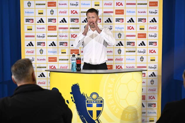 STOCKHOLM, SWEDEN 20260312 Press meeting with Graham Potter who will continue as national football team captain until 2030 STOCKHOLM SWEDEN x10080x  Copyright: xFredrikxSandberg TTx PRESS MEETING GRAHAM POTTER