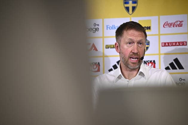 STOCKHOLM, SWEDEN 20260312 Press meeting with Graham Potter who will continue as national football team manager until 2030 STOCKHOLM SWEDEN x10080x  Copyright: xFredrikxSandberg TTx PRESSTRÄFF GRAHAM POTTER