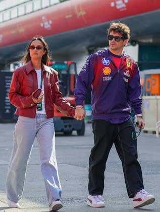 FORMULA ONE CHINESE GRAND PRIX 2026 Charles Leclerc 16 (MON) Ferrari and Alexandra Leclerc arriving for media day during the Formula 1 Heineken Chinese Grand Prix 2026, 2nd round of the 2026 Formula One World Championship, WM, Weltmeisterschaft from March 13 to 15, 2026 at the Shanghai International Circuit, Shanghai, China. Credit: Robbie Hoad Every Second Media Editorial use only. All images are copyright Every Second Media Limited. No images may be reproduced without prior permission. Copyright: xIMAGO EveryxSecondxMediax ESM-1853-0025 RobbiexHoadx xEveryxSecondxMediax