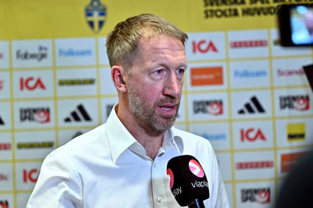 STOCKHOLM, SWEDEN 20260312 Press meeting with Graham Potter who will continue as national football team manager until 2030 STOCKHOLM SWEDEN x10080x  Copyright: xFredrikxSandberg TTx PRESSTRÄFF GRAHAM POTTER