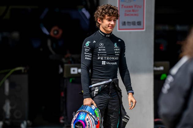 Chinese Grand Prix - The build up - Shanghai International Circuit SHANGHAI INTERNATIONAL CIRCUIT, CHINA - MARCH 12: Andrea Kimi Antonelli, Mercedes F1 W17 from Germany during the Chinese Grand Prix at Shanghai International Circuit on Thursday March 12, 2026 in Shanghai, China (Photo by Michael Potts BSR Agency) Content not available for redistribution in The Netherlands directly or indirectly through any third parties. Copyright: xBSRxAgencyx
